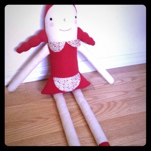 Handmade fabric doll